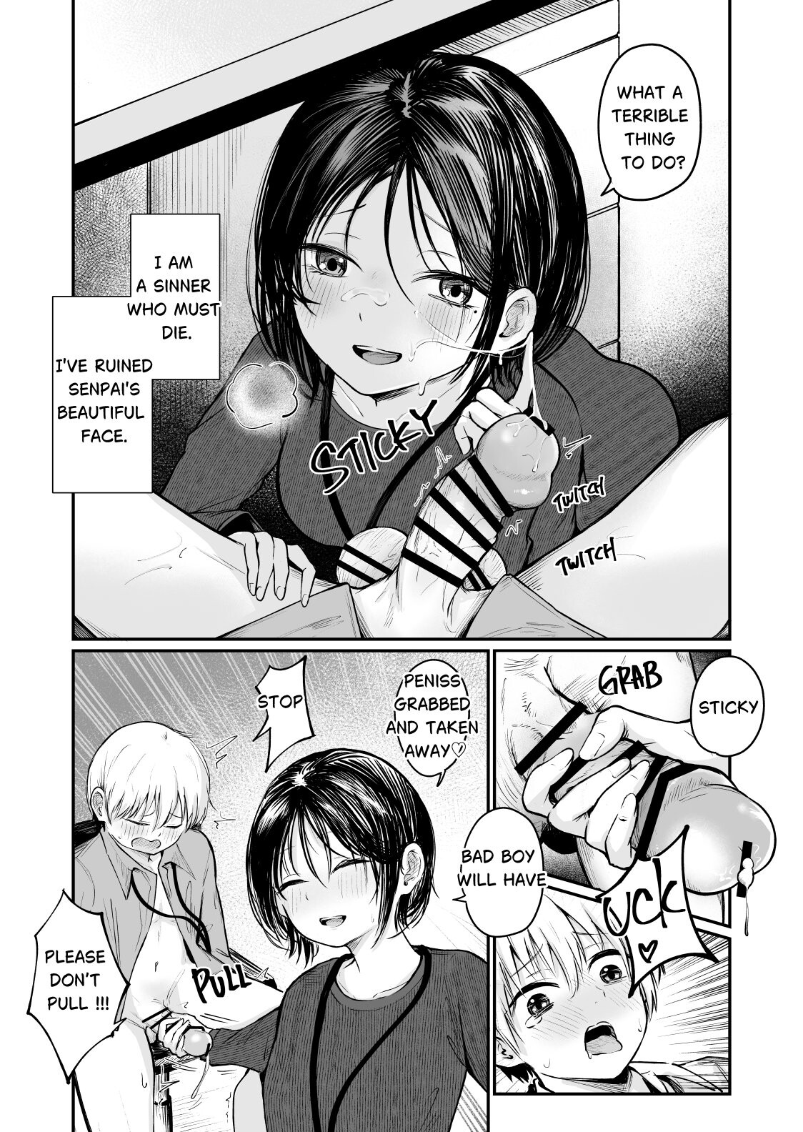 Hentai Manga Comic-Senpai! I'm Not Your Dildo! Uck!-Read-10